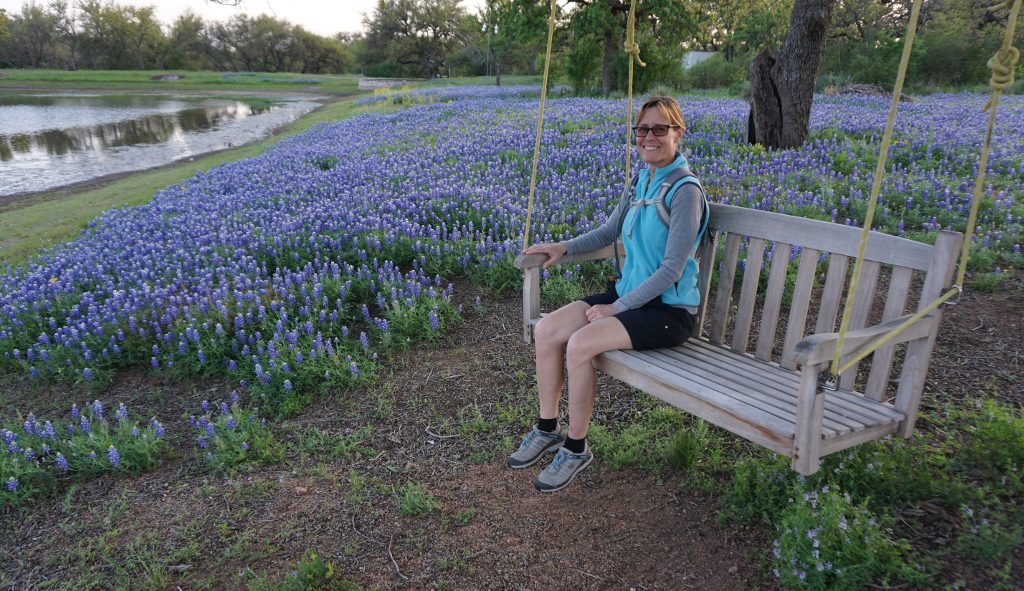 Bluebonnets at Granite Lake